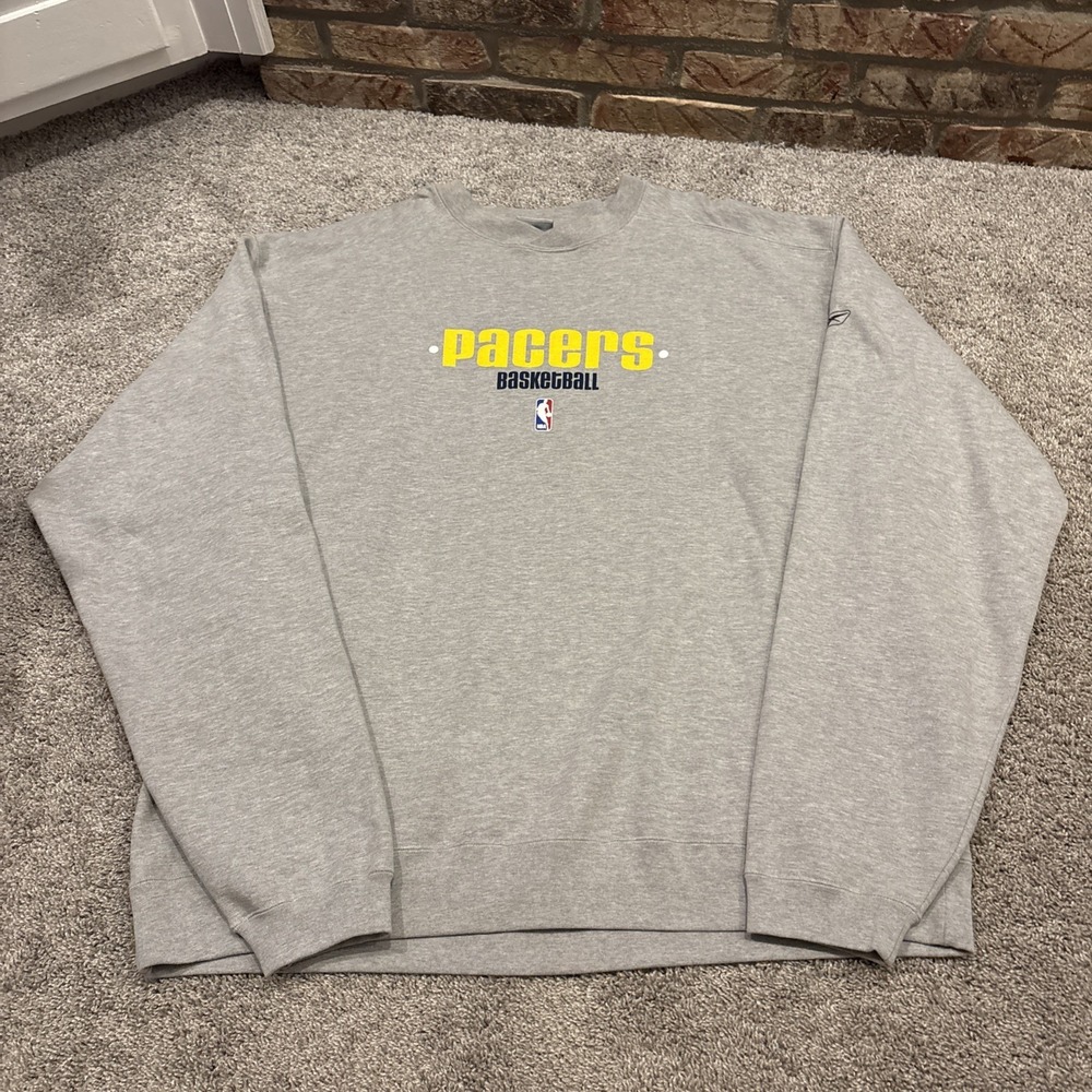 PLAYER ISSUE Reebok NBA Fusion Indiana Pacers NBA Basketball Sweatshirt 3XL READ